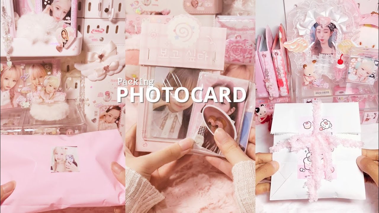 Packing Kpop photocard