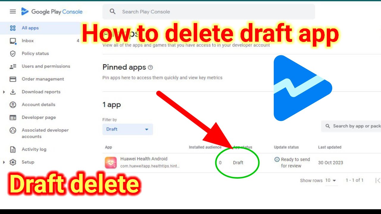 How to Delete App from Google Play Console | Remove / Unpublish App from Play Console 2023 #console