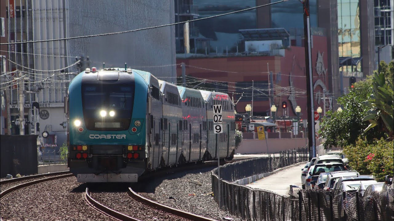 Train Horns Return in Downtown San Diego! 01/29/2024 Feat. Coaster, Horn Shows & Amtrak!