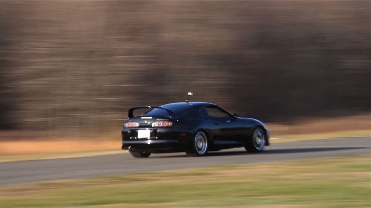 Super Speeders Single Turbo Supra on Airstrip