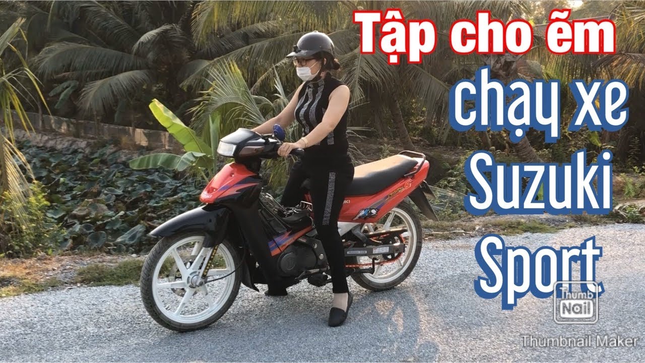 Tập gấu chạy xe suzuki sport clip58