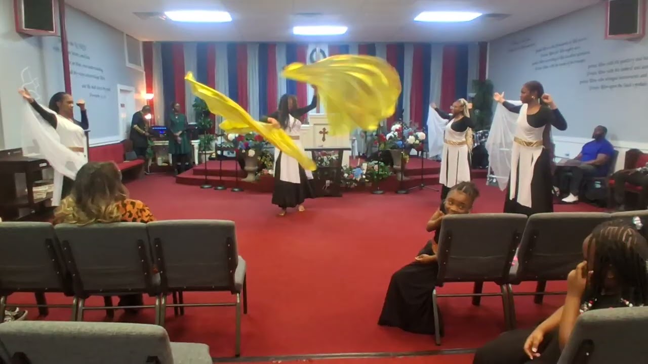 Wonderous Peace Ministries Praise Dance Girls with the Little Angels