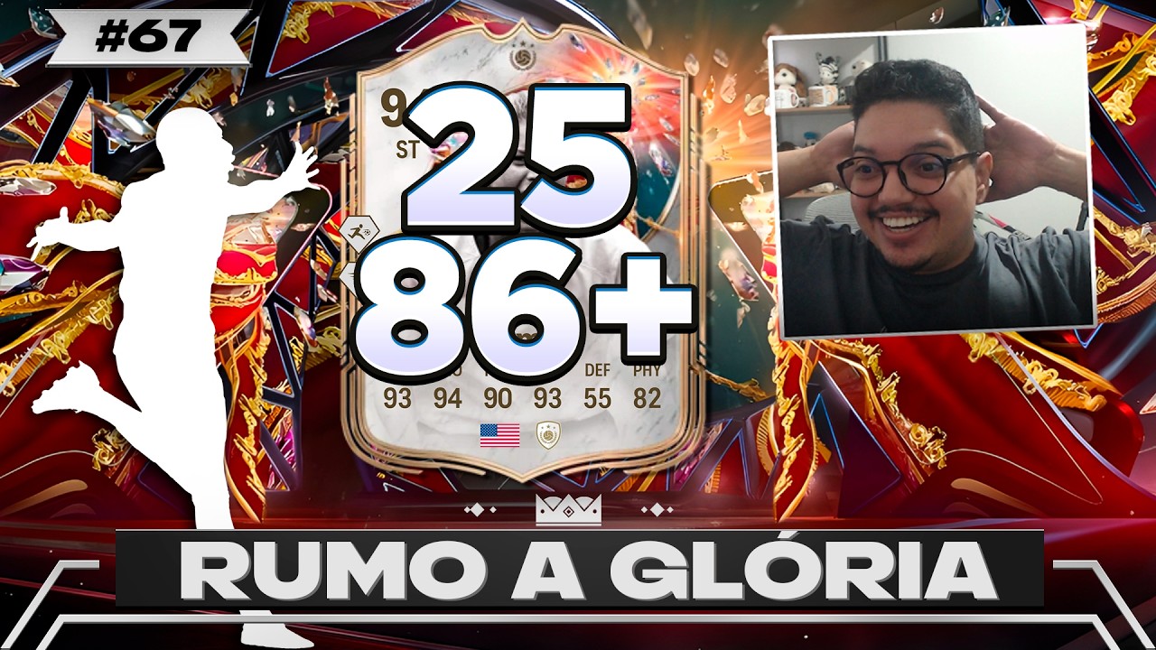 EM BUSCA da MITADA, ABRI o PACK de 25 86+ do TROCAS e ISSO ACONTECEU... - FC 26 Rumo a Glória #67