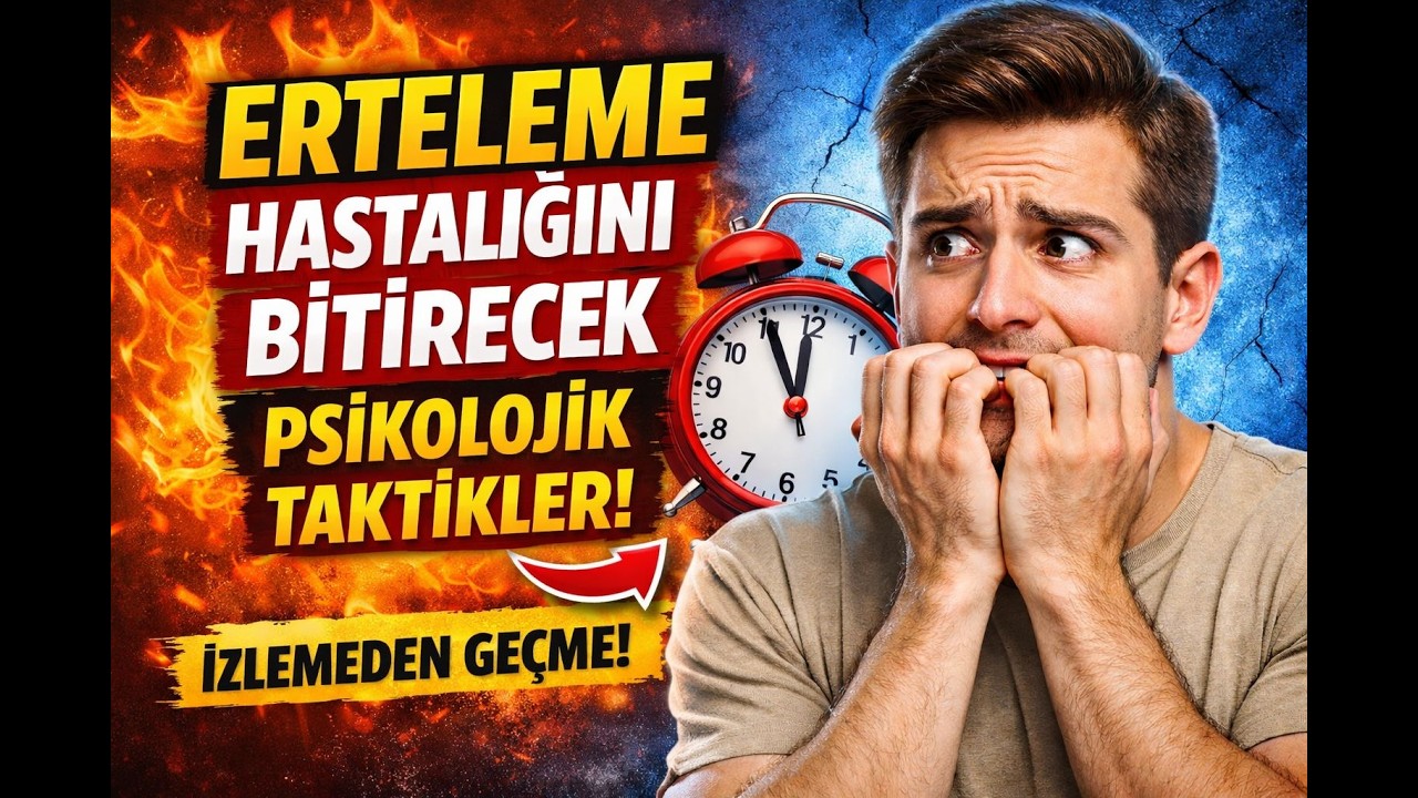 Erteleme  Hastalığını Yenmenizi Sağlayacak 5 Bilimsel Taktik