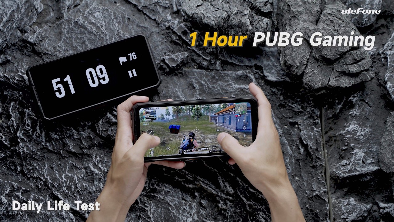 Ulefone Armor 33 Pro 25,500mAh Battery Test: PUBG Gaming + Video + Camera Recording!