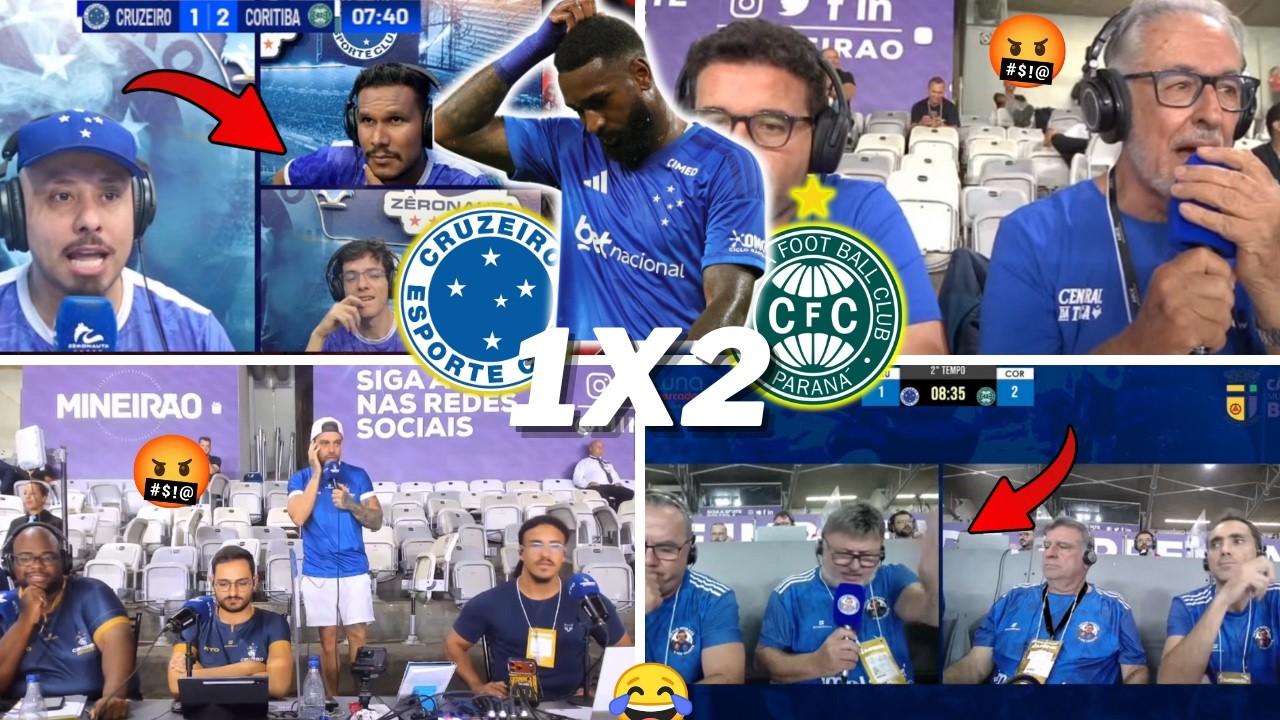 REAÇÕES DOS CRUZEIRENSES E TRISTEZA TOTAL | CRUZEIRO 1 X 2 CORITIBA | BRASILEIRÃO 2026