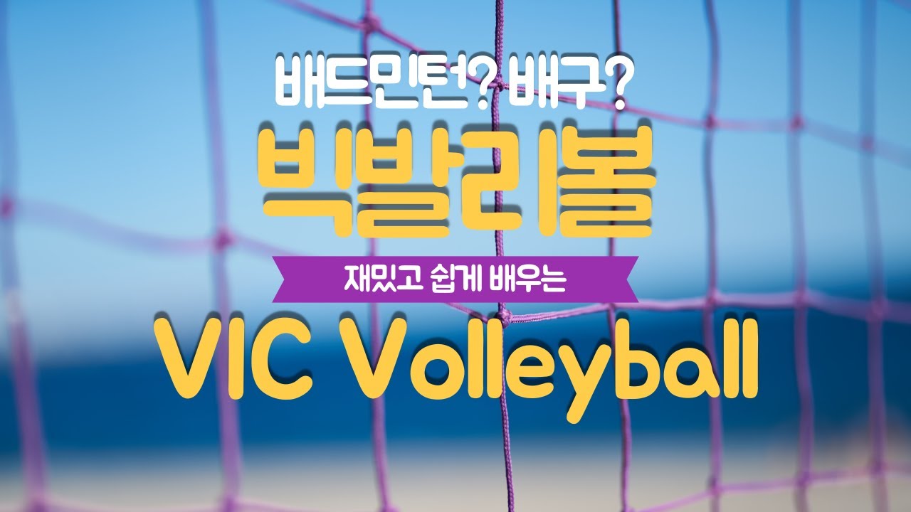 빅발리볼(정의&소개, 경기방법 및 규칙, 기본자세, 기초/심화 기능)