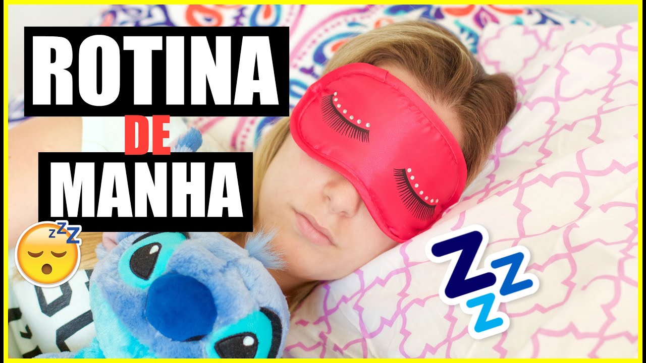 Minha rotina de manha nas ferias 😴