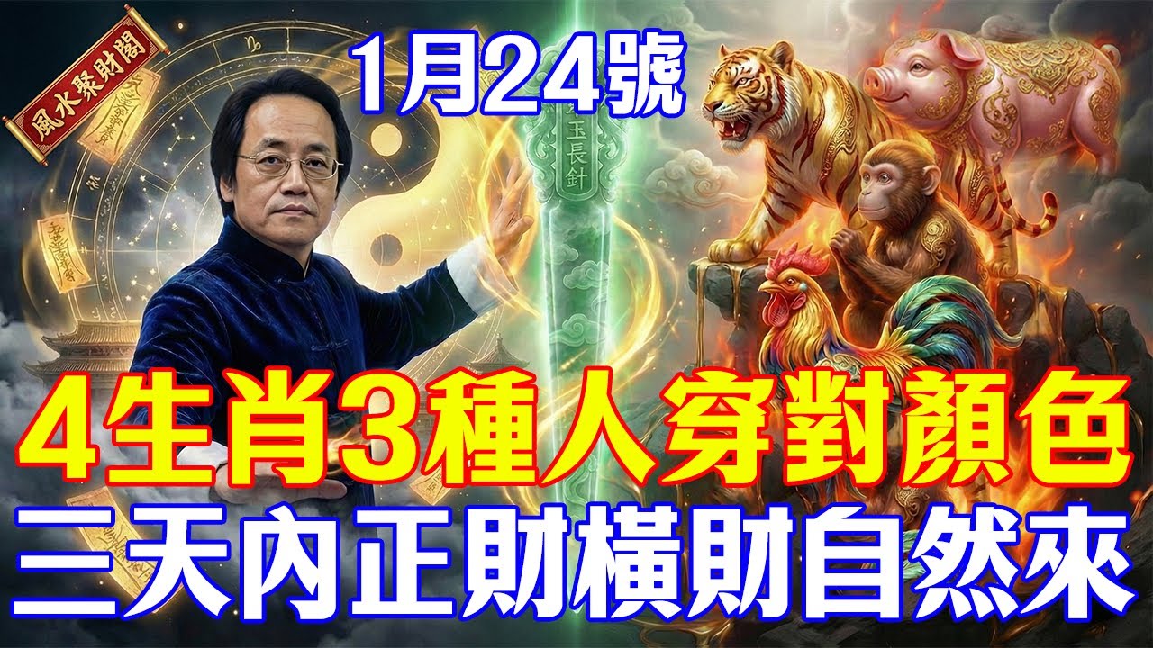 倪師：警告45歲以上！1/24奪命『戊戌日』：這4生肖不穿這顏色，血管變水泥？在家這樣做，化死劫為大財！#倪海廈#黃帝內經#養生#國學#易經#臘月#開運#招財#補財庫#中醫#風水#2026運勢