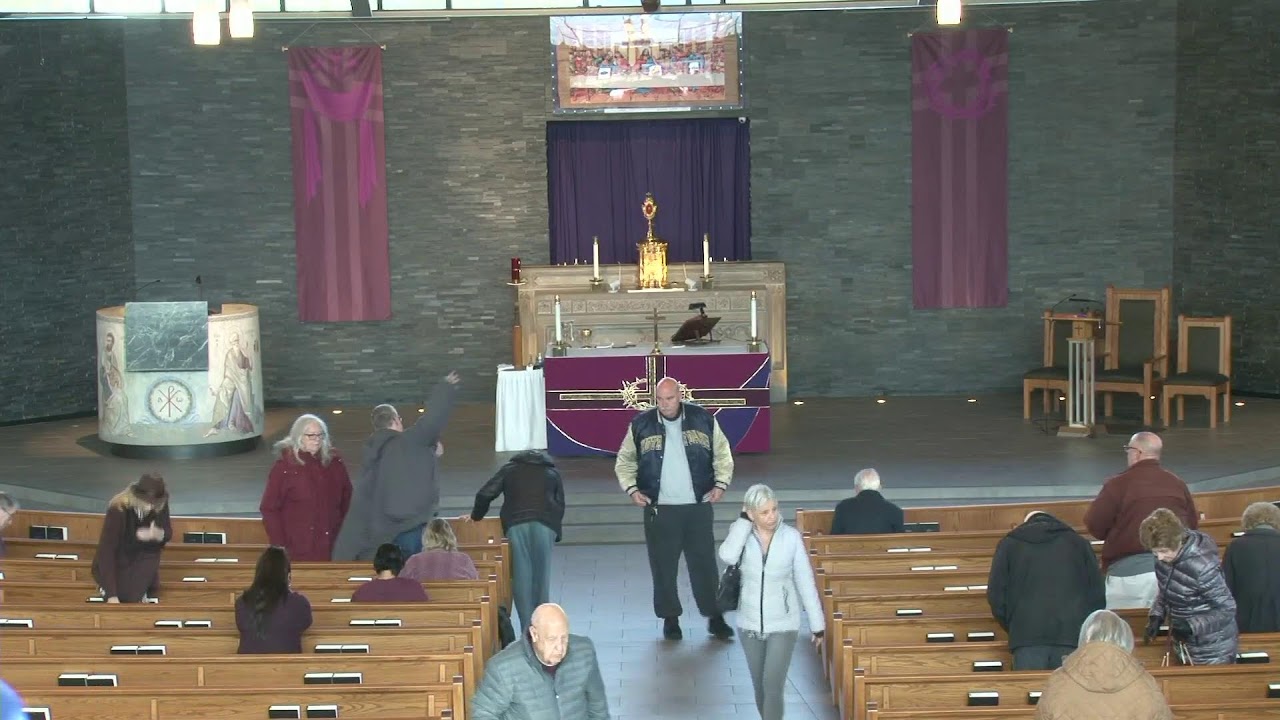 Прямая трансляция из католической церкви Святого Алоизия в Джексоне, штат Нью-Джерси.