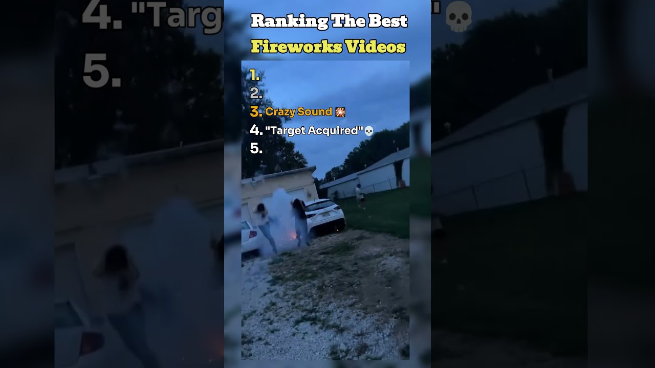 Ranking The Best Fireworks Videos...