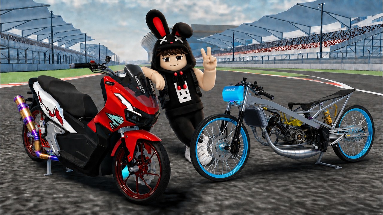 Ferix, Kezri, and Ciko Buy the Fastest Drag Bikes for a Race! ROBLOX