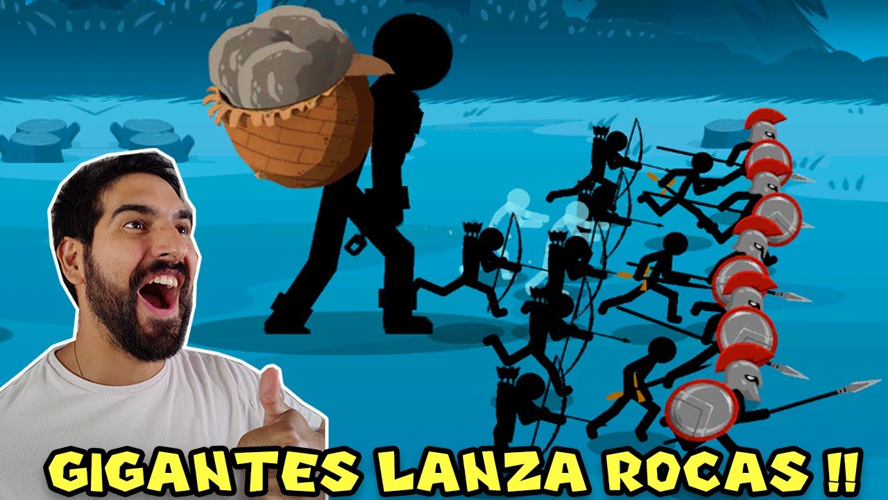 GIGANTES DE PALITOS LANZA ROCAS !! - Stick War Saga con Pepe el Mago (#3)