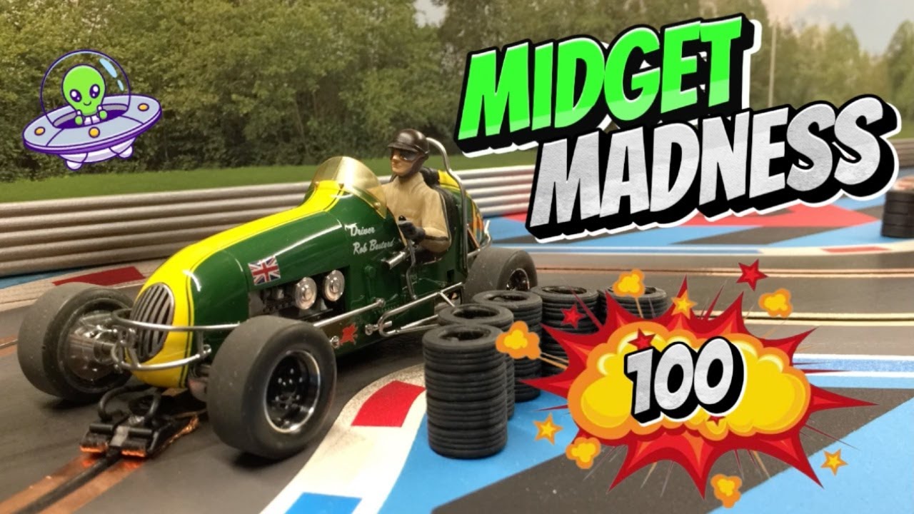 100th video Midget Racer full slot car build.