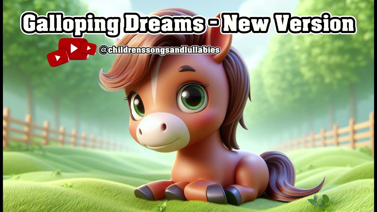 Galloping Dreams - New Version - Beautiful Song for Children | Kids Songs | Children's Song