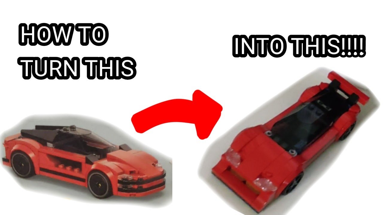 HOW TO TURN LEGO SET 60448 INTO AN ALTERNATIVE BUILD OF A TOYOTA SUPRAAA (mk4)