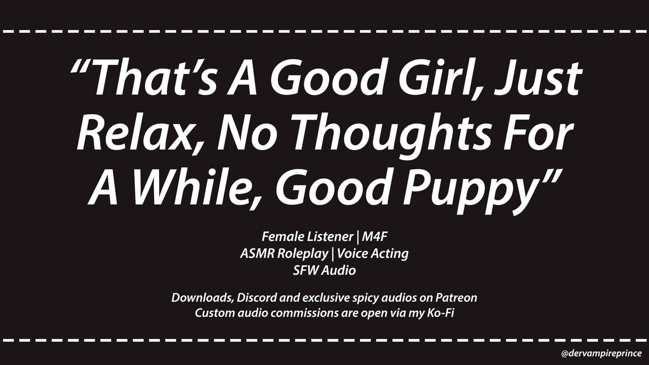 ASMR | Soft British Boyfriend Comforts His Good Puppy Girl [M4F M4TF TM4TF]  [Comfort] [Romantic]