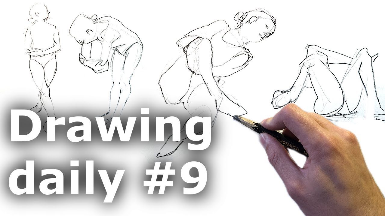 DAILY DRAWING – Daily Gesture Drawing – No Talking