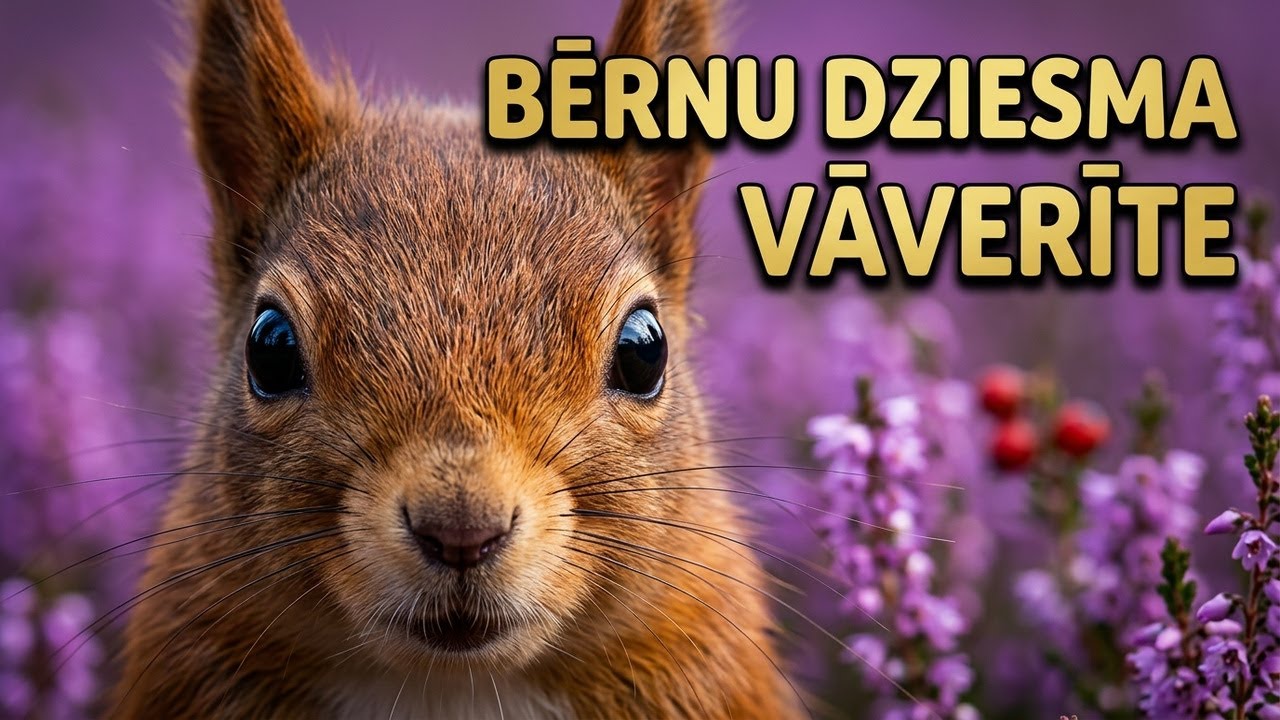 Vāverīte 🐿️ | Alfrēds Krūklis | Bērnu polka | Tautskaņa.lv