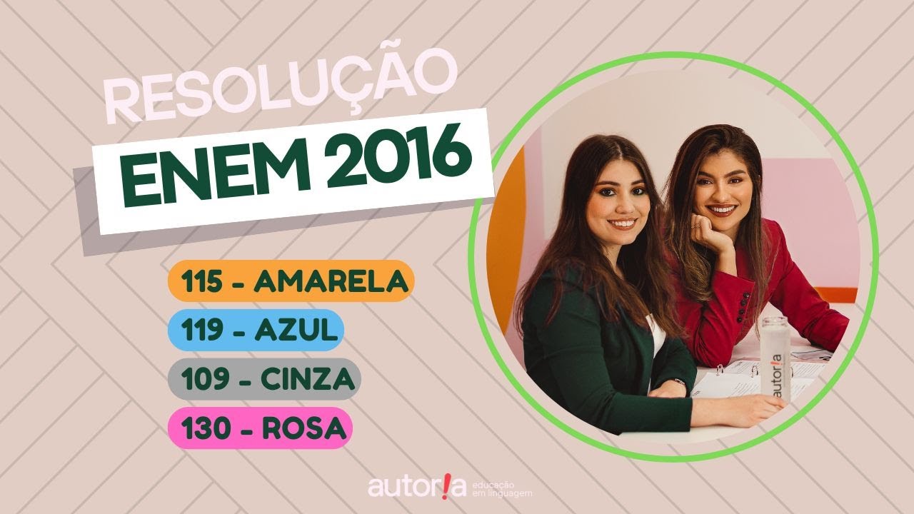 Enem 2016 - Autoria Linguagem - Questão 115 | Linguagens, prova amarela