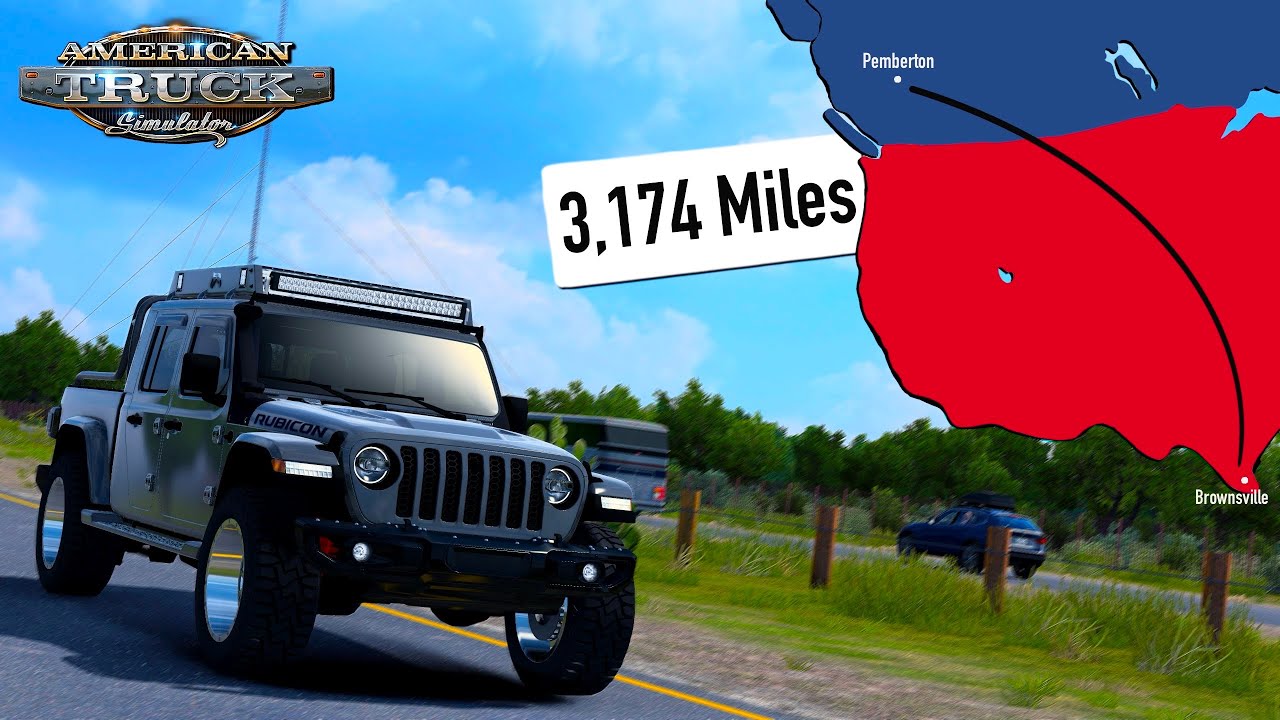 ATS - 3,174 mile roadtrip from Texas to British Columbia | Jeep Gladiator Rubicon