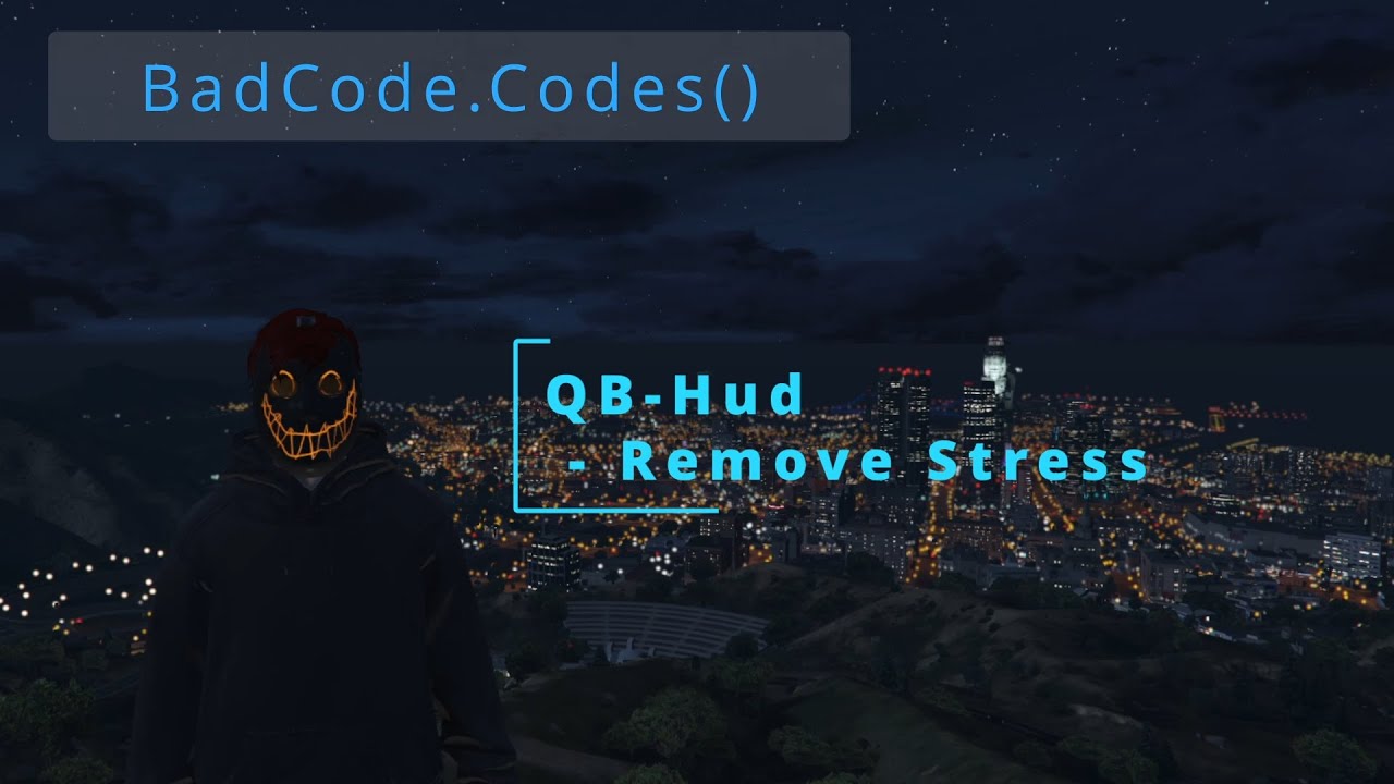 How to QB-Core:  Remove Stress [QB-Hud]