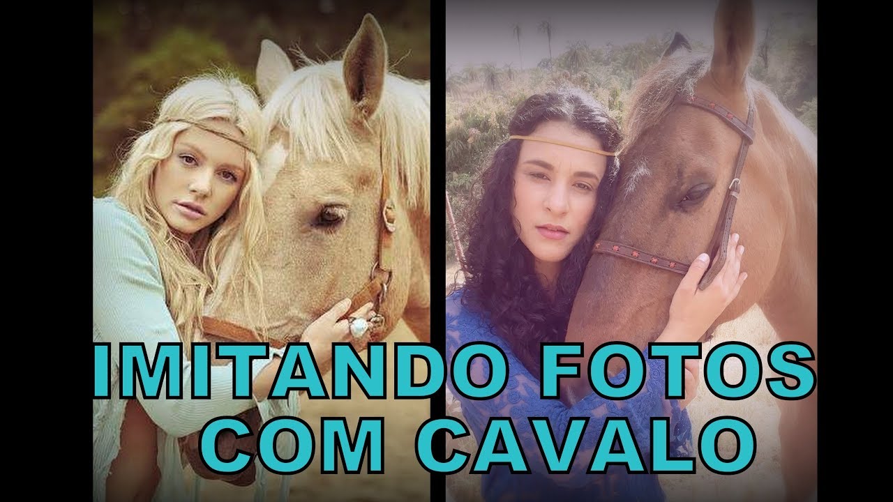 IMITANDO FOTOS COM CAVALO #1