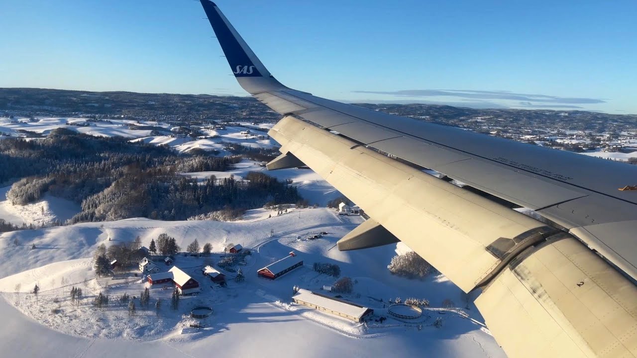 Stunning Flight From Dublin To Oslo | Norway