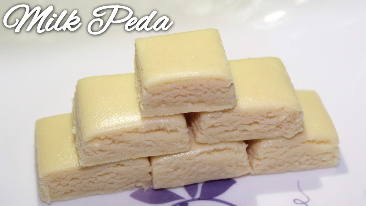 MILK POWDER PEDA / ONLY 3 INGREDIENTS / SWEET BAR RECIPE / INSTANT PEDA / lockdown recipe
