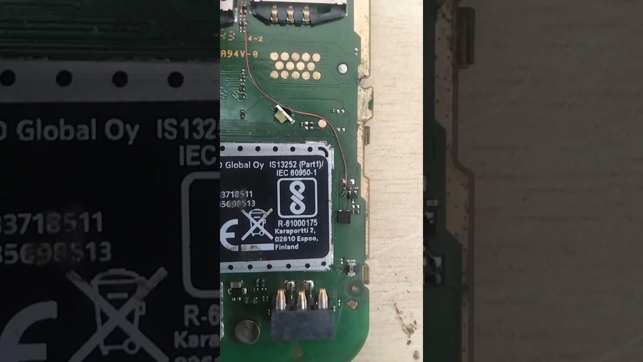 Nokia Ta 1017 not charging jumper solutions