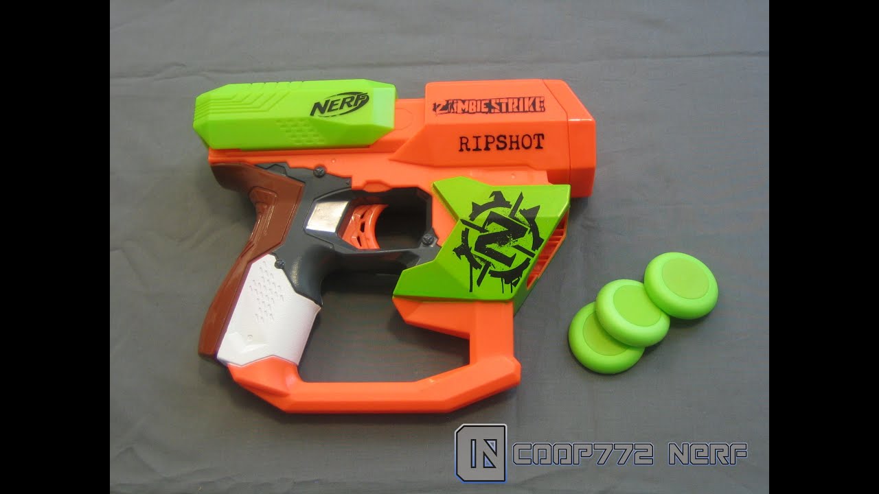 [REVIEW] Nerf Zombie Strike Ripshot Review & Firing Test