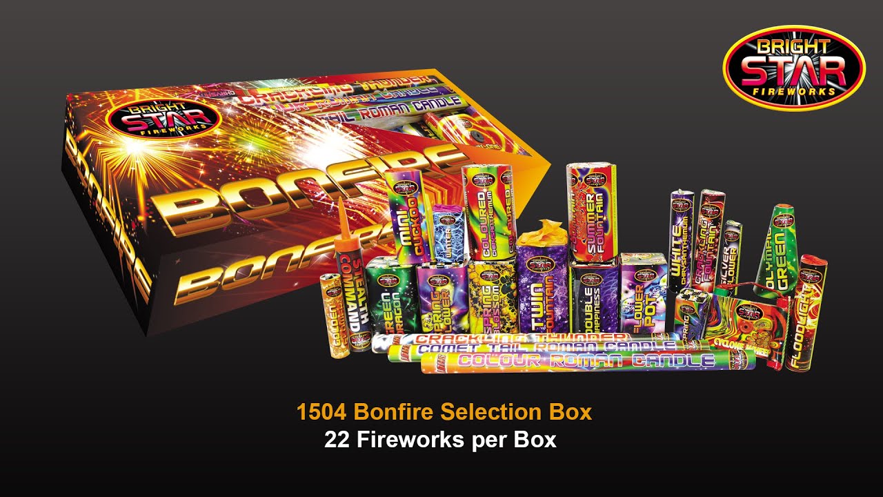 Bright Star Fireworks - 1504 Bonfire Selection Box