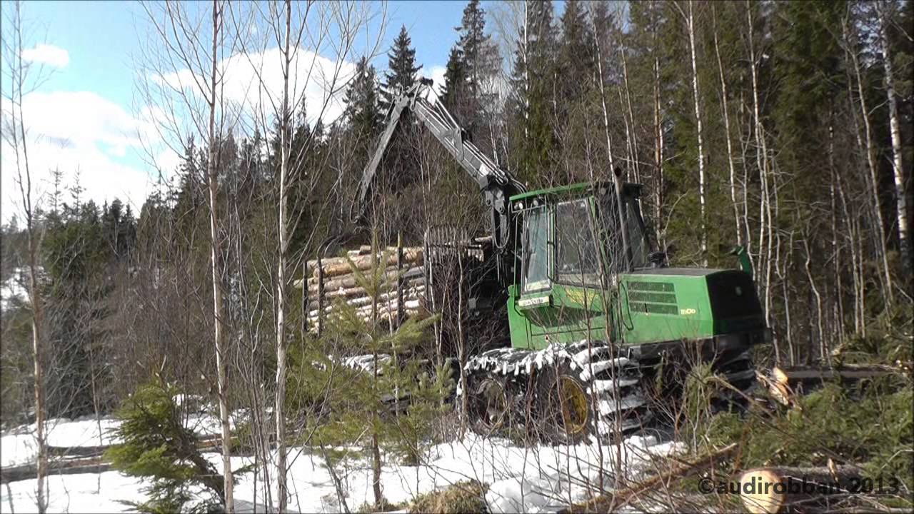 John Deere 1110D Loading (Nice Sound)