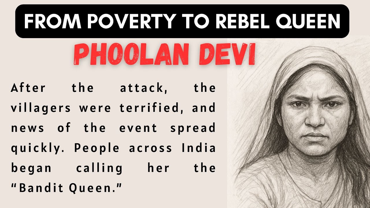The  Life Story of Phoolan Devi | Bandit Queen  in simple English.