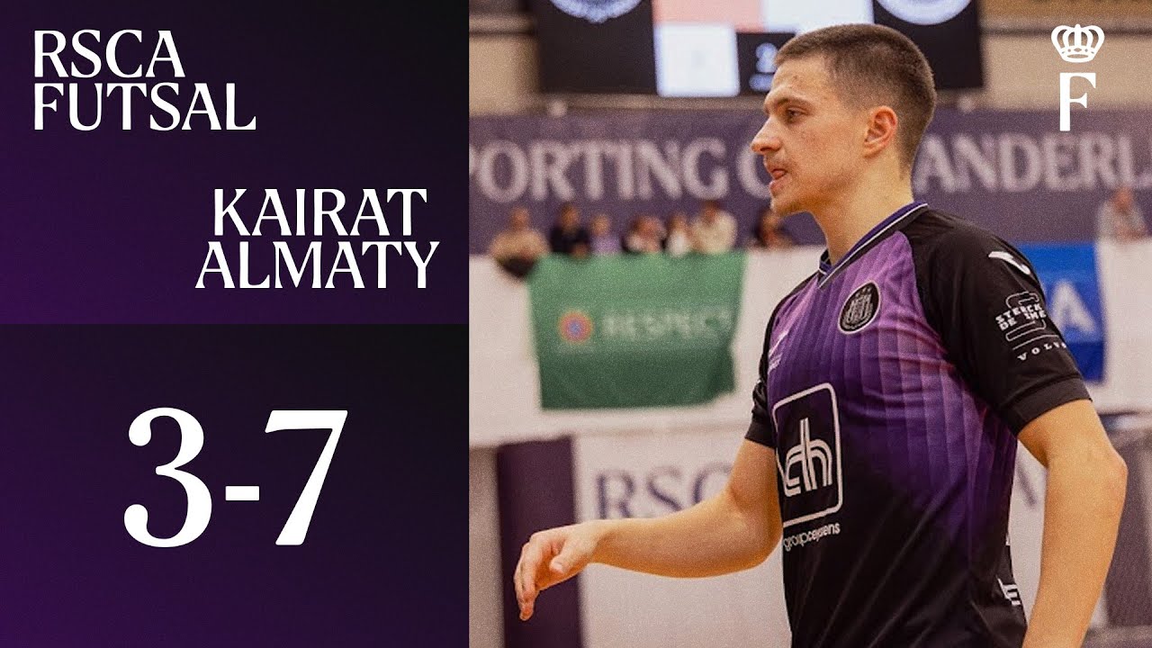 HIGHLIGHTS Futsal Champions League: RSCA Futsal - Kairat Almaty | 2025-2026