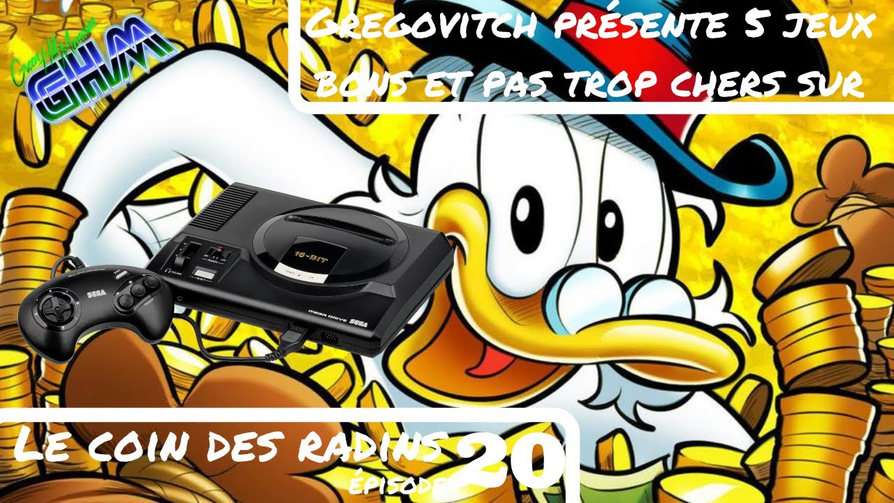 [LeCoinDesRadins #020] 5 jeux bons et pas (encore) trop chers sur Mega Drive !