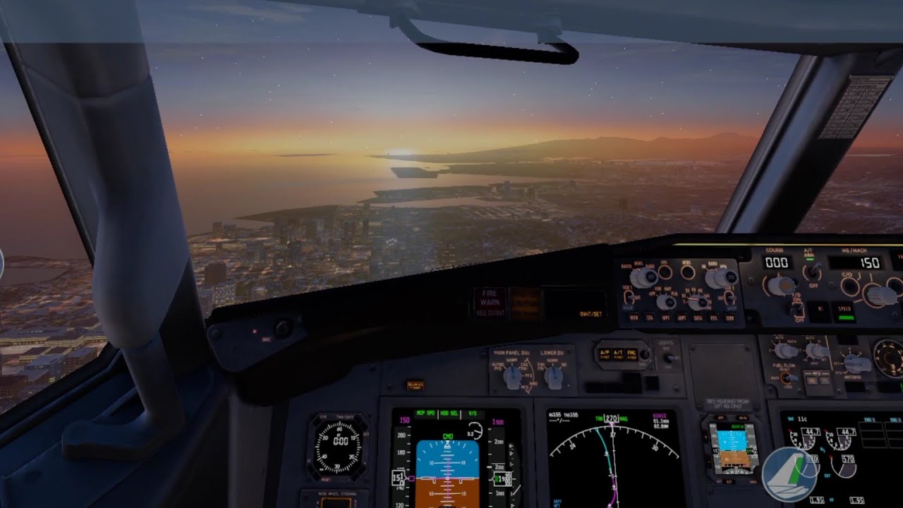 Amazing Evening Approach in Xplane Mobile