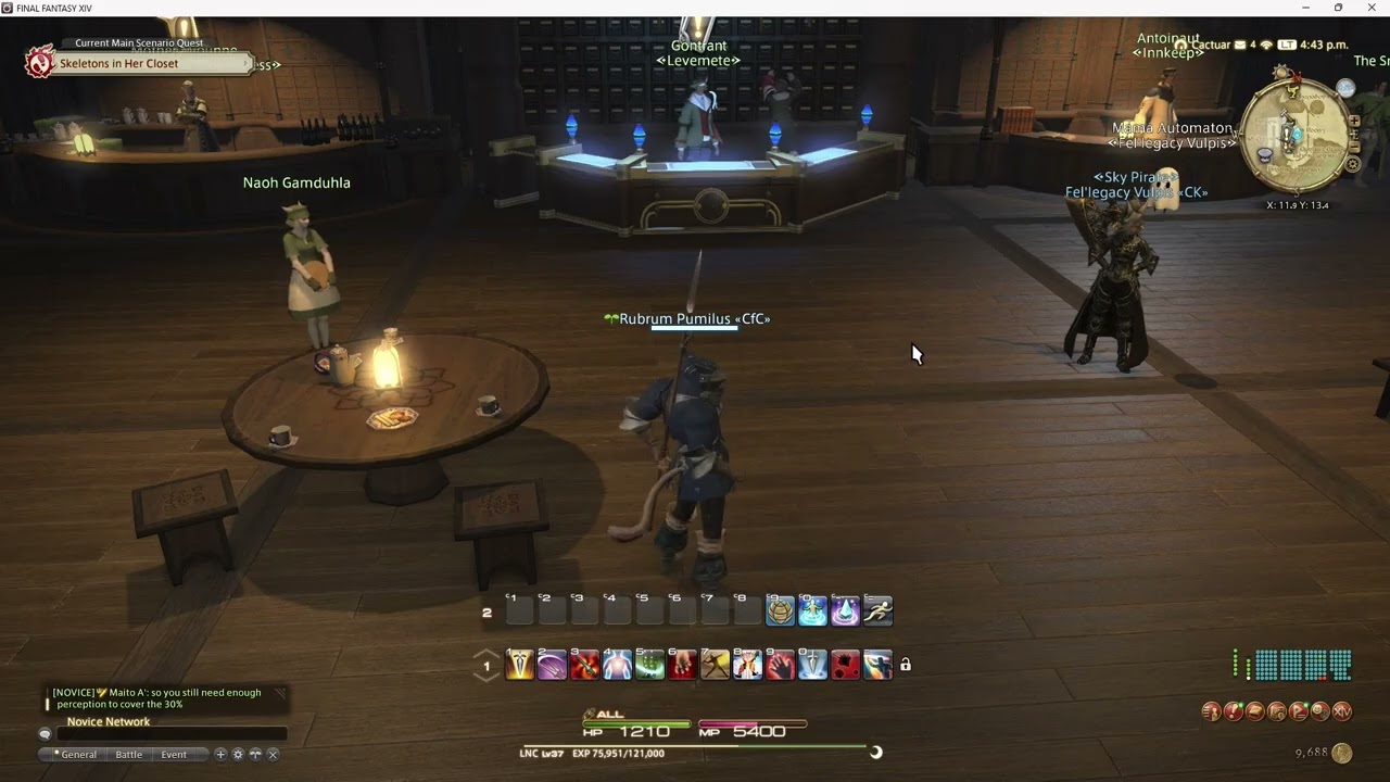 Final Fantasy 14: long return
