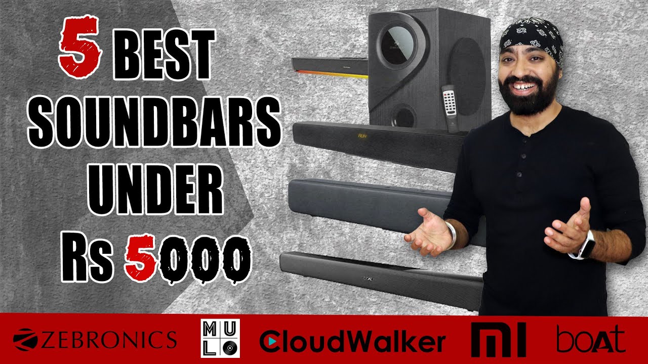 5 Best Soundbars Under Rs 5000 - Which One is Perfect for You?