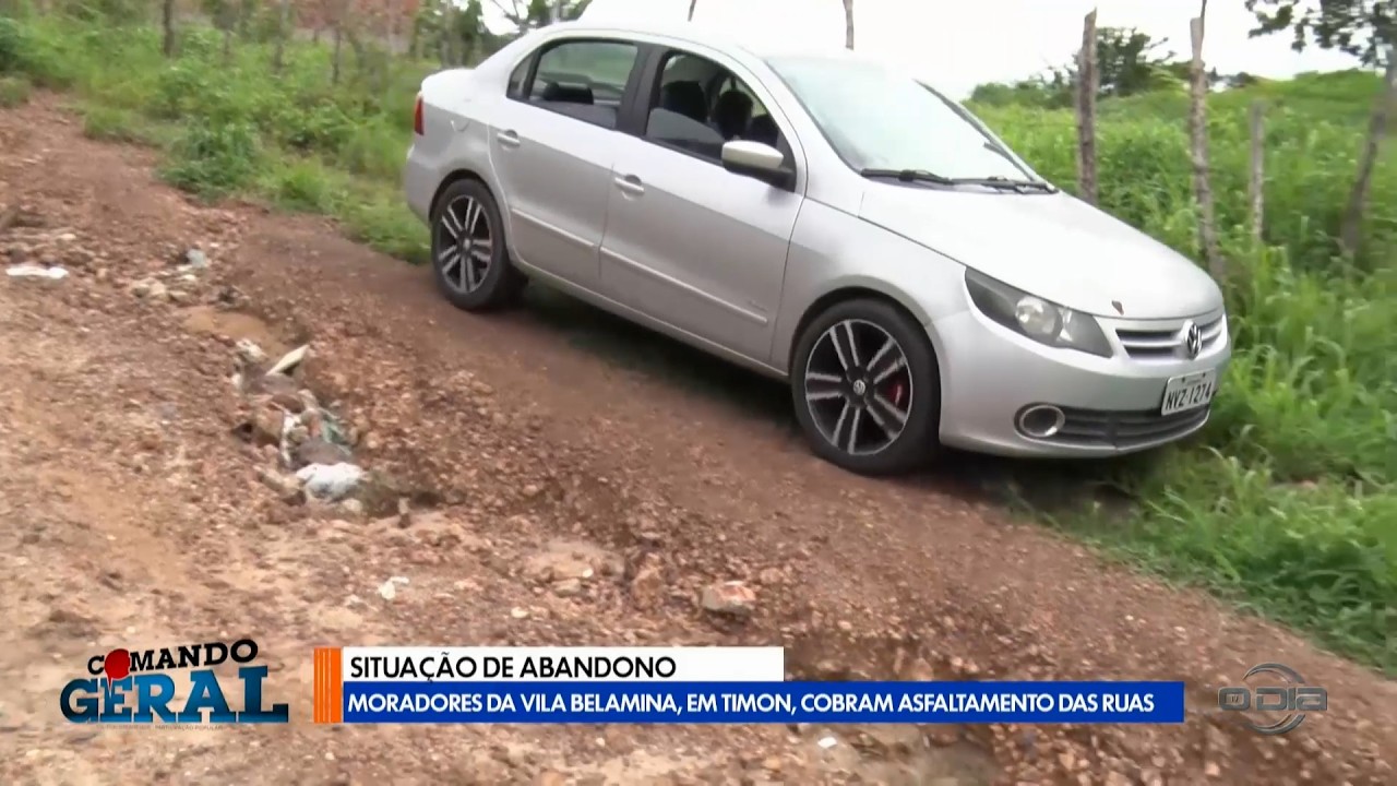 Moradores da Vila Belamina, em Timon, cobram asflatamento das ruas 05 03 26
