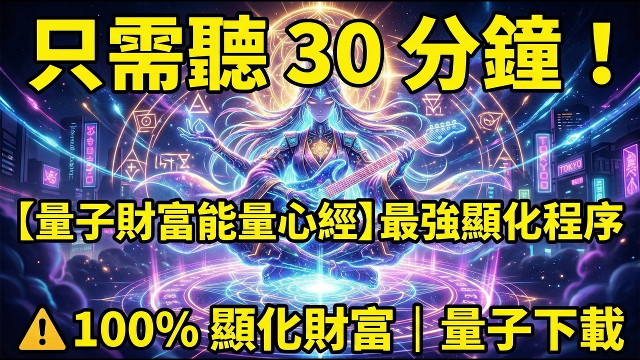 大般若矩陣權限獲取：心經心咒輕搖滾女聲版｜解開財富封印演算法｜豐盛頻率自動校準｜賽博電子合成器陣列｜鑄造世間圓滿成就【賽博佛曲】