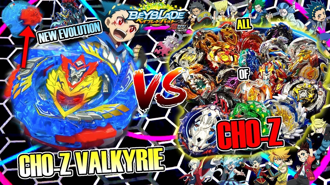 CHO-Z VALKYRIE .Z. .EV. VS ALL BURST CHO-Z  Beyblade Burst Super Z Battleベイブレードバースト超Z