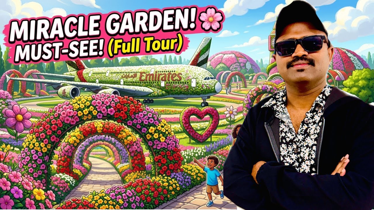 Dubai Miracle Garden 2026 | Worlds Largest Flower Garden | Kannada Vlog