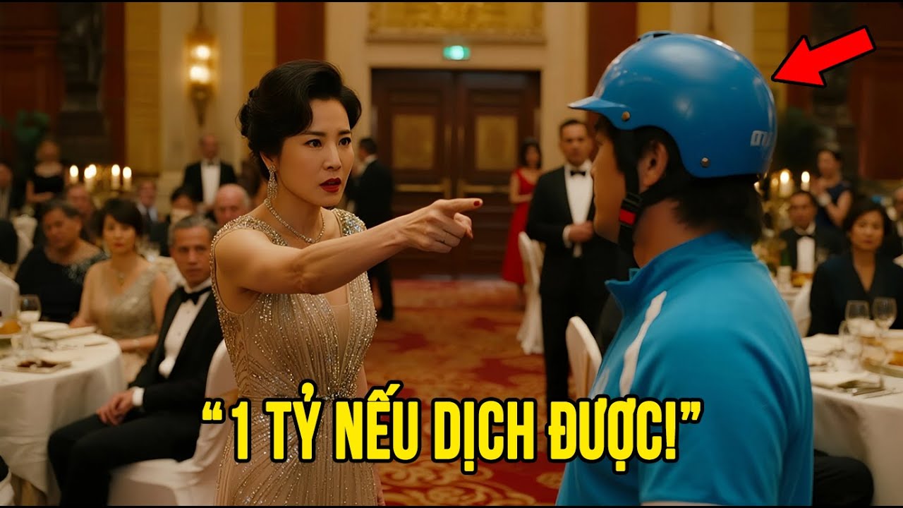 “1 Tỷ Nếu Dịch Được” – Anh Xe Ôm Nhận Thách Thức Và Khiến Nữ Tỷ Phú Cứng Họng
