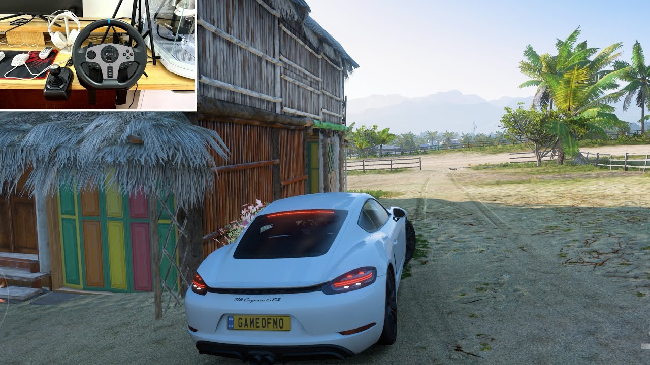 718 CAYMAN GTS 2018 PORSCHE Forza Horizon 5 Steering Wheel Gameplay | Game Of Motorsports