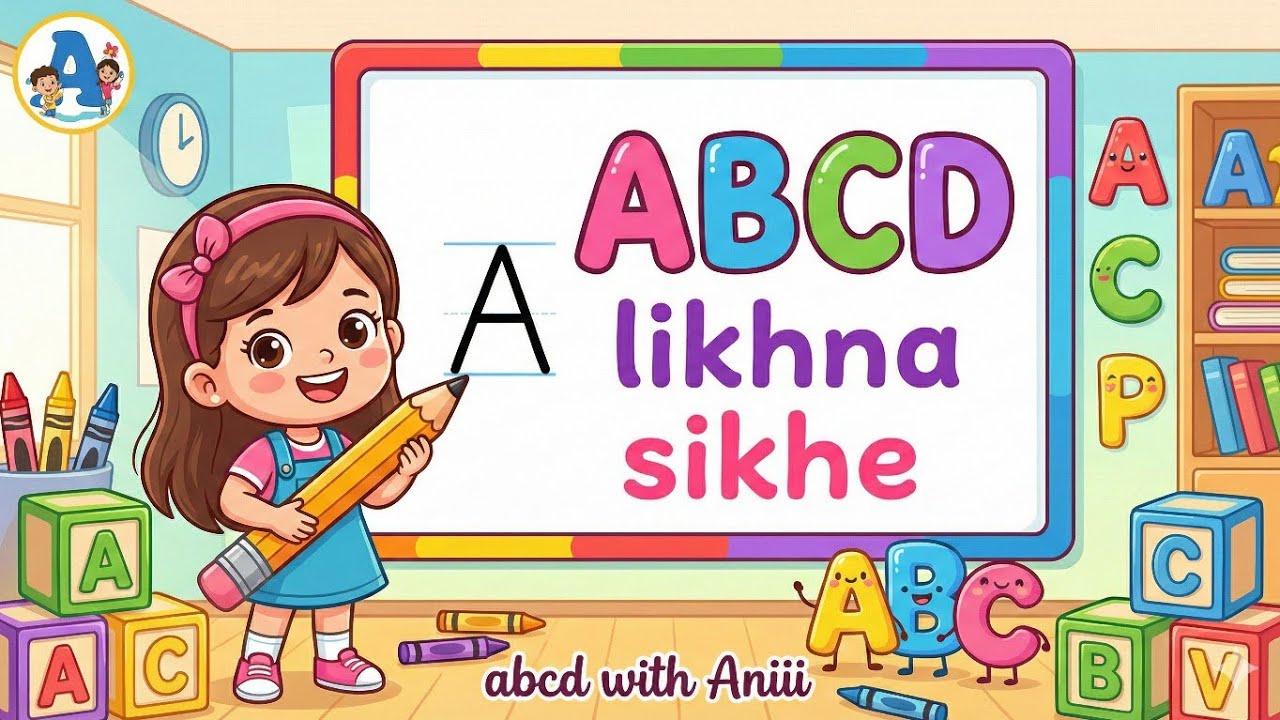 ABCD Likhna Sikhe | Learn to Write English Alphabet | ABCD with Aniii