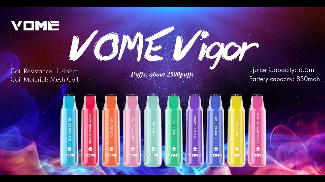 Vome Vigor Disposable Vape With 2500 Puffs