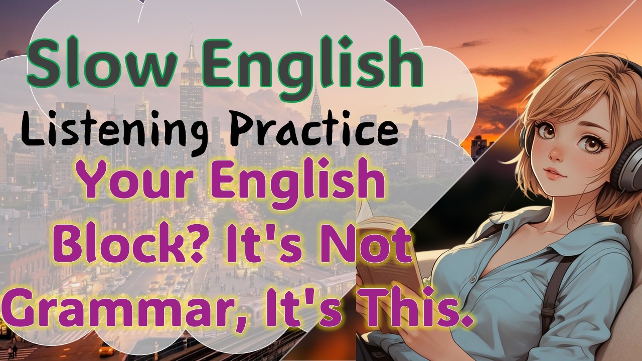 Love Yourself First, Speak English Fluently Next| Slow English Listening | Fluency Practice