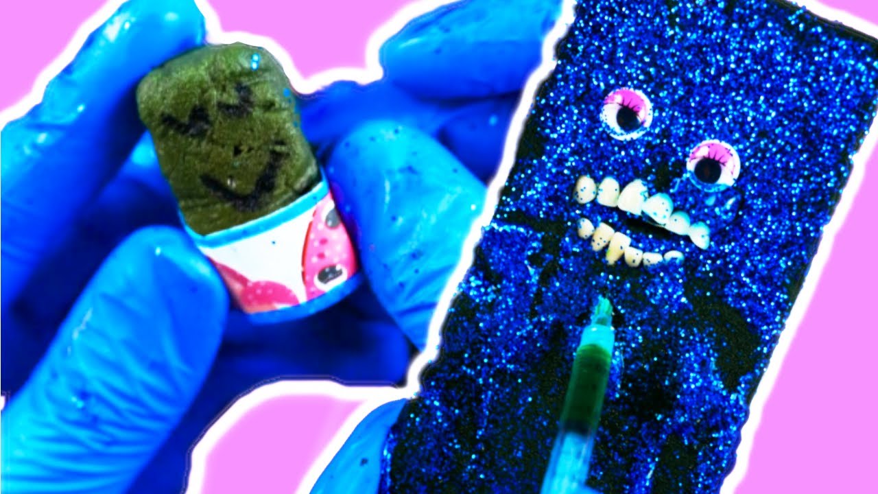 Floral Foam Gives Birth! 😭 #CSection #ASMR #FruitSurgery #DiscountDentist #EmergencySurgery #slime
