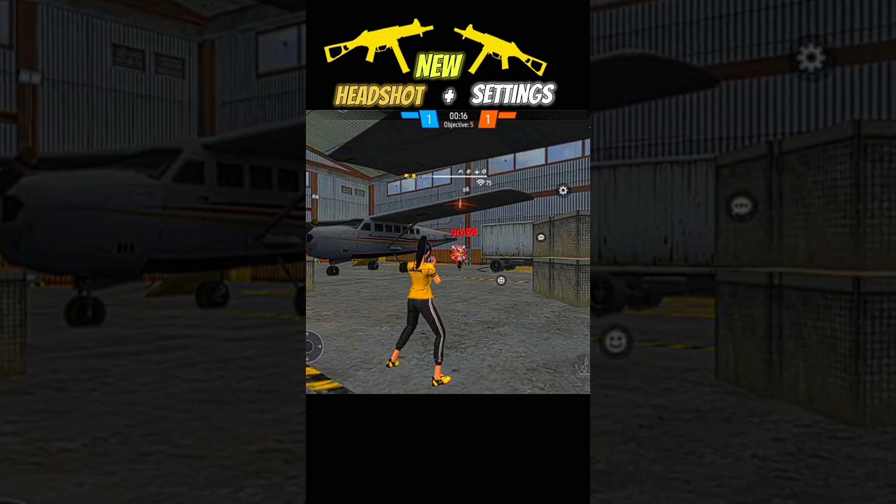 Ump Headshot Trick | Best ⚡️Auto Headshot Sensitivity | #freefire #headshottrick #gaming
